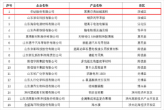 公司成功入選第八批山東省制造業單項冠軍企業